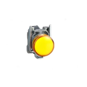 luz-piloto-22-mm-metalico-rasante-naranjo-con-lente-claro